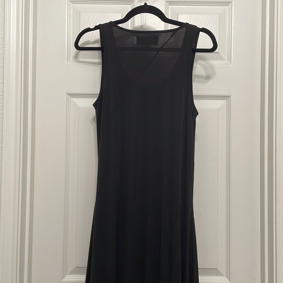 Textile Elizabeth and James Black Sleeveless Elle Long Maxi Dress SM Scoop Neck - Picture 6 of 7